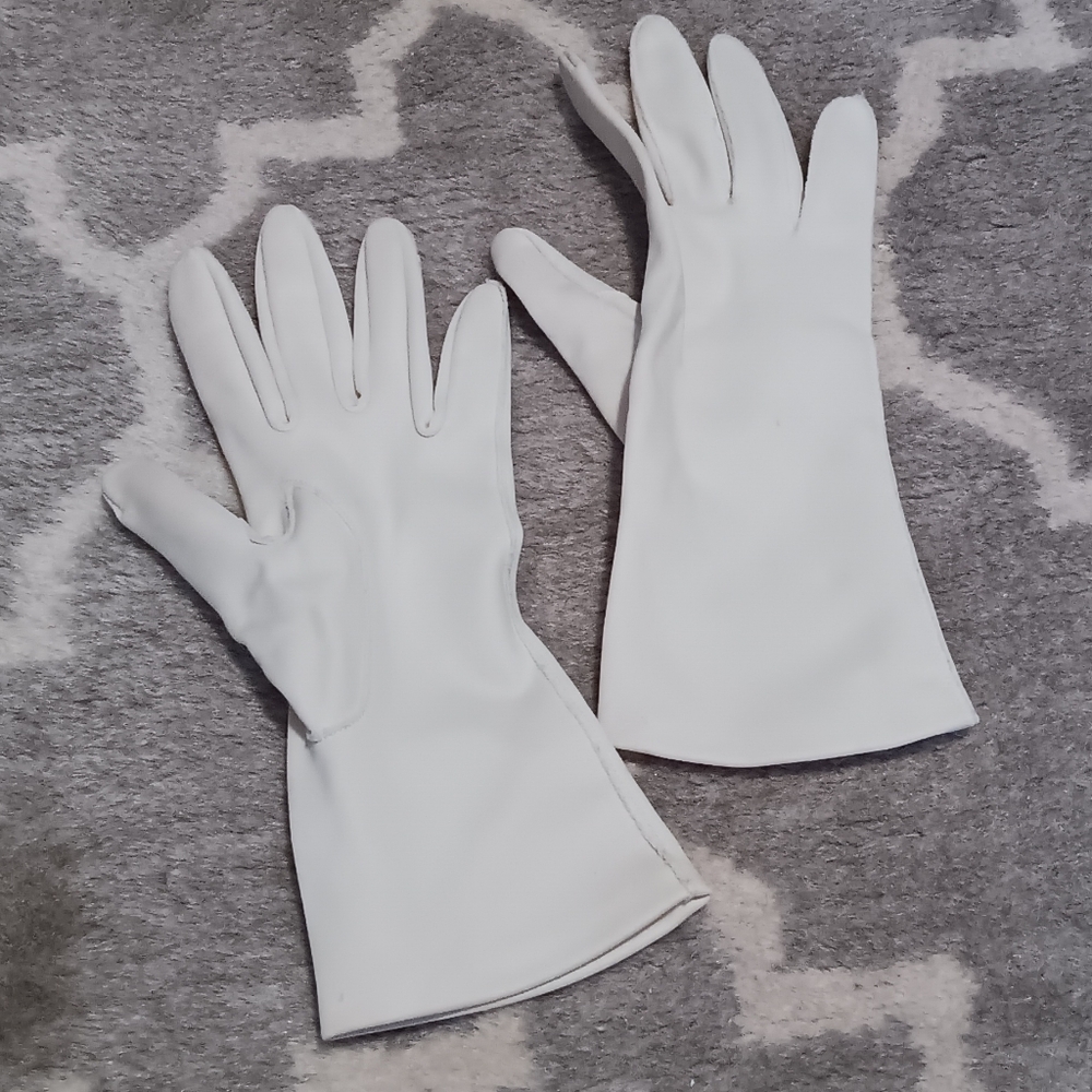 Vintage Hansen Off White Dress/Costume Gloves- Womens 6